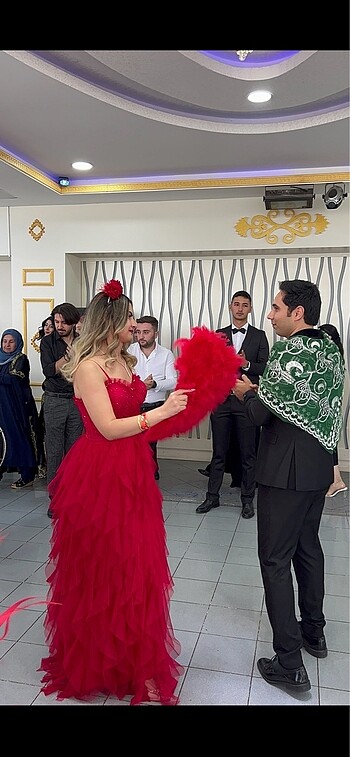 m Beden Kına elbisesi