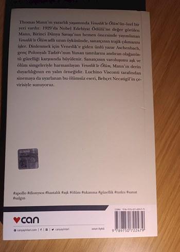  Venedik'te Ölüm - Thomas Mann