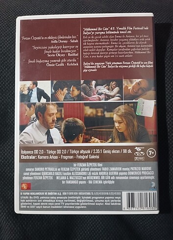 Beden FERZAN ÖZPETEK MÜKEMMEL BİR GÜN DVD
