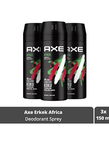 Erkek deodorant.