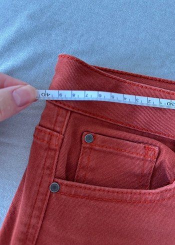 Kiremit Rengi Kadın Jean Pantolon - Görsel 4