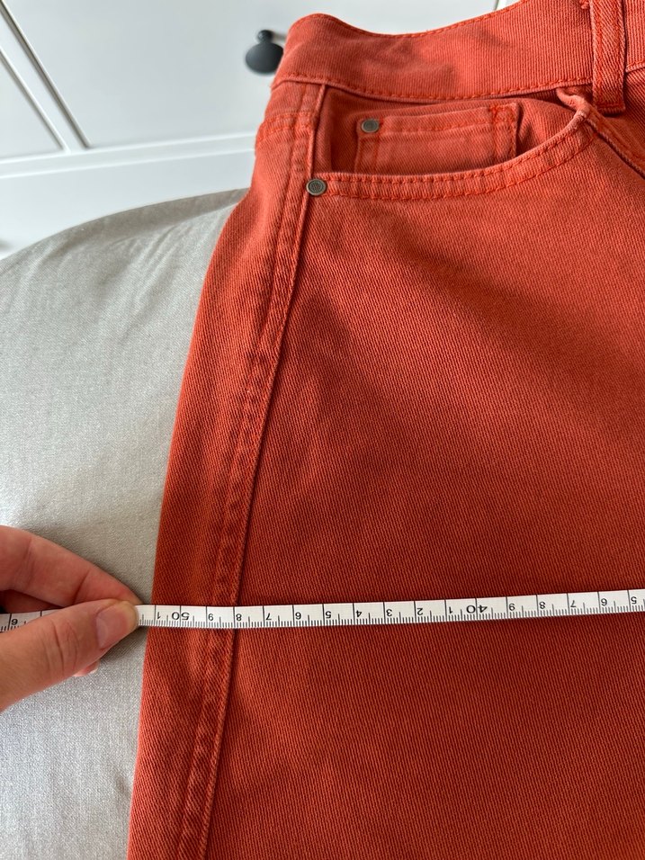 Kiremit Rengi Kadın Jean Pantolon - Görsel 5