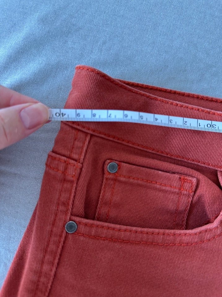 Kiremit Rengi Kadın Jean Pantolon - Görsel 4