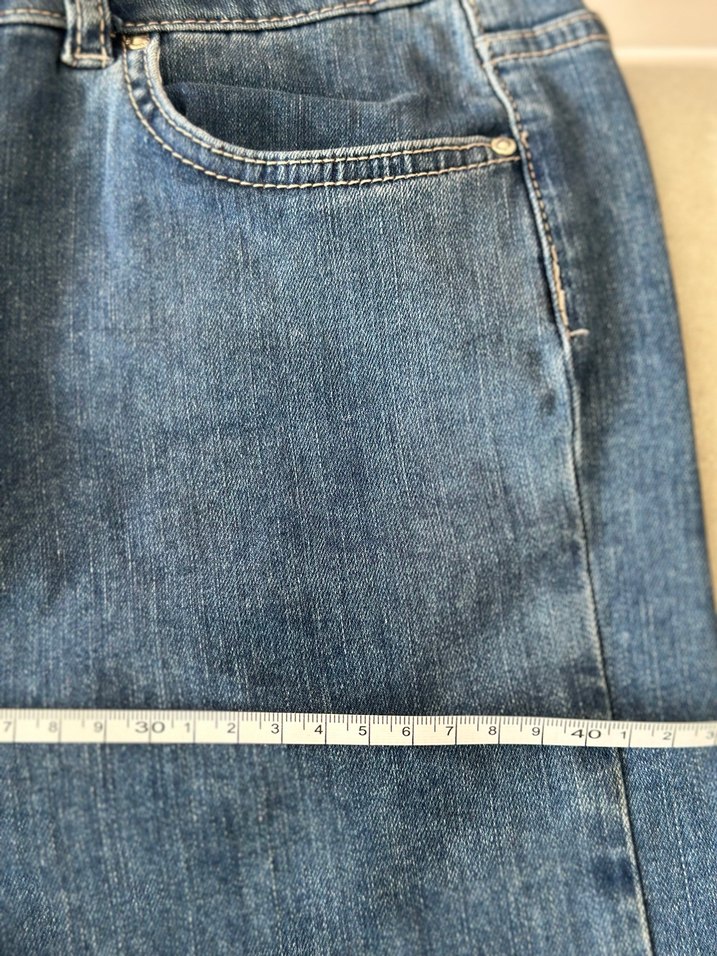 Lacivert Kadın Denim Pantolon - Görsel 5