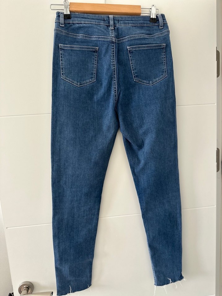 Lacivert Kadın Denim Pantolon - Görsel 2