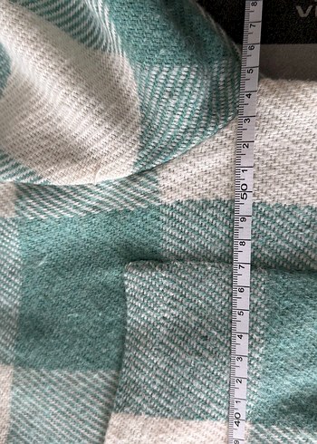 Düğmeli Yeşil Ekose Kadın Gömlek - Görsel 4