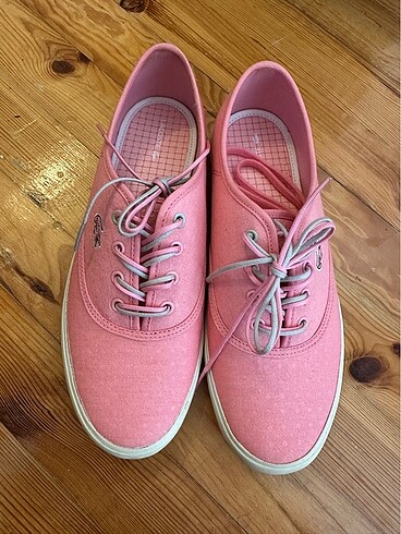 Pembe Lacoste Ayakkabı