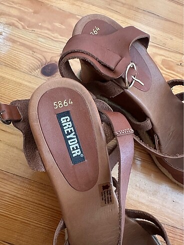 Dolgu Topuk Greyder Sandalet - Görsel 5