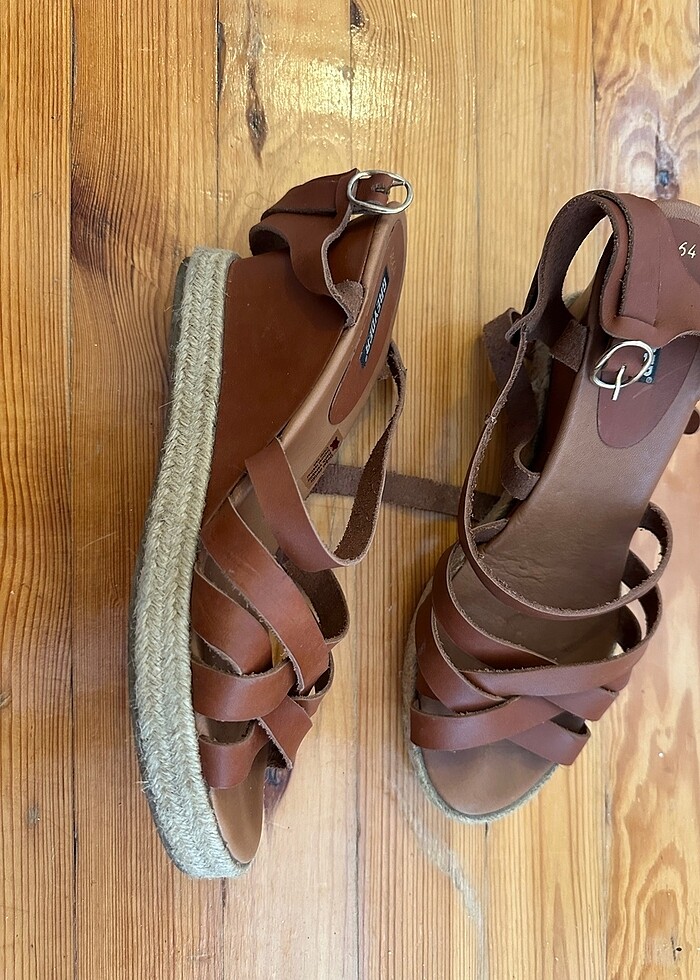 Dolgu Topuk Greyder Sandalet - Görsel 3