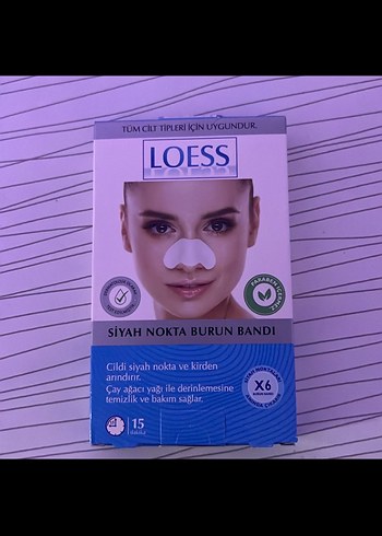 Loess Siyah Nokta Burun Bandı 15'li