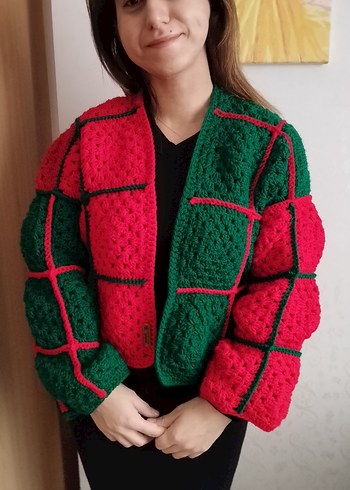 Noel için Bohem Kadın  Hırka - Görsel 2