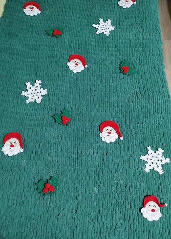 Nakışlı Çok Renkli Yumuşak Battaniye - Görsel 6