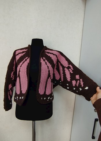 Butterfly (kelebek) örgü Hırka - Görsel 5