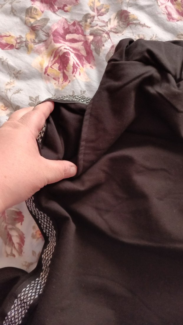 Kadın Siyah Uzun Spor Kumaş Pantolon - Görsel 2