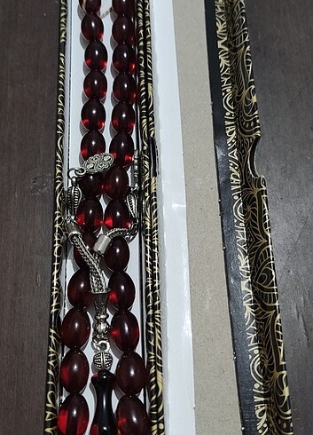 Beden bordo Renk Sıkma ateş kehribar tesbih.