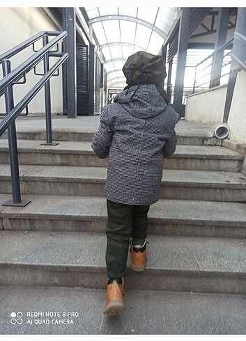 Kaşe mont kaban - Görsel 2