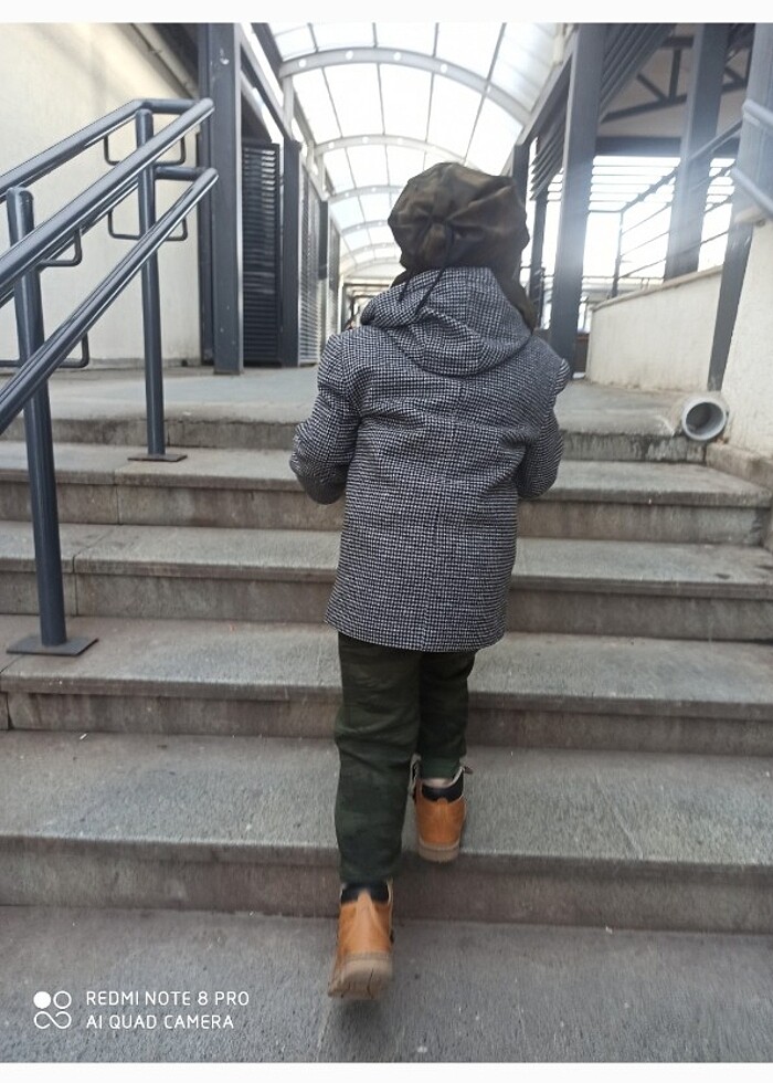 Kaşe mont kaban - Görsel 2