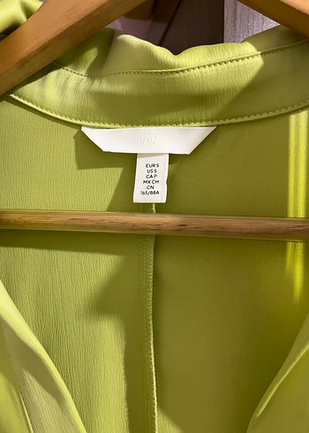 Yeşil Drapeli V Yaka Midi Elbise - Görsel 3