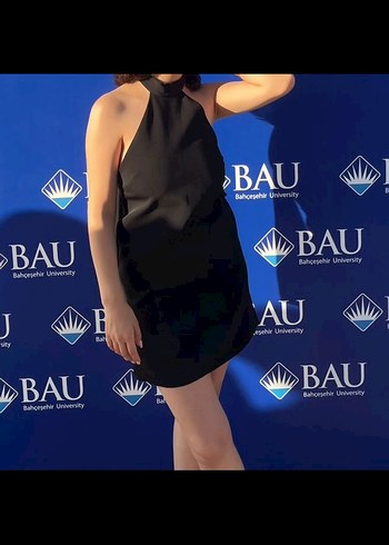 Siyah Midi Kadın Elbise - Görsel 4