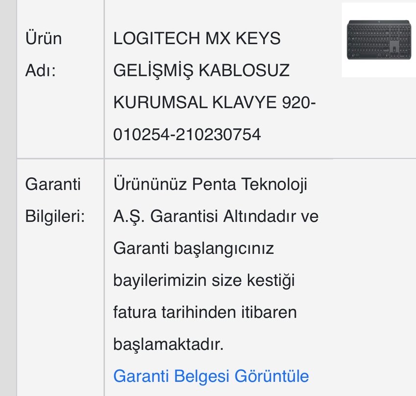 Logitech MX Keys S Kablosuz Klavye - Görsel 4