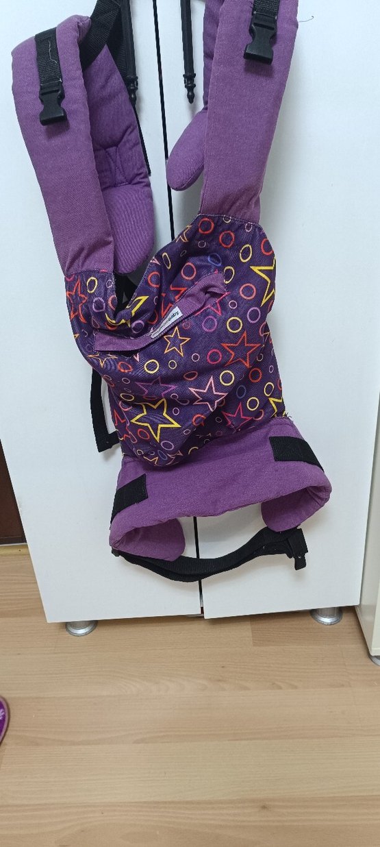 Renkli Desenli Mor Bebek Taşıyıcı 3 ay 4 yaş arası - Görsel 2