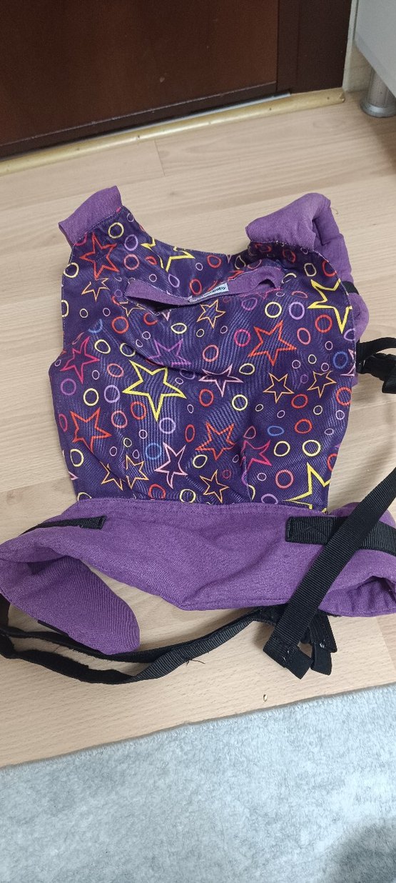 Renkli Desenli Mor Bebek Taşıyıcı 3 ay 4 yaş arası - Görsel 3