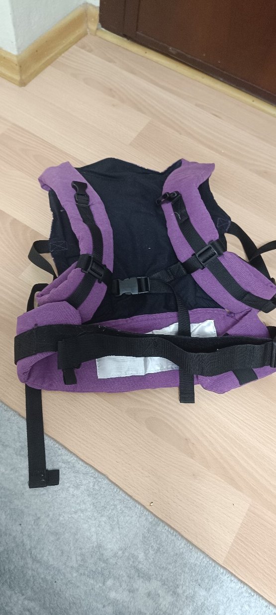 Renkli Desenli Mor Bebek Taşıyıcı 3 ay 4 yaş arası - Görsel 4