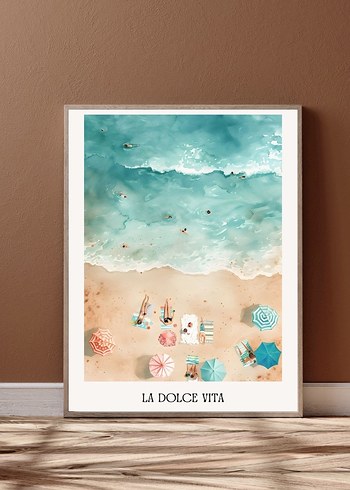 LE DOLCA VİTA SAHİL POSTER / ÇERÇEVESİZ