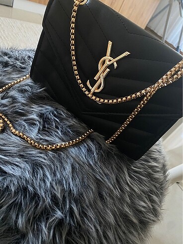 Beden İthal YSL ÇANTA gold detaylı