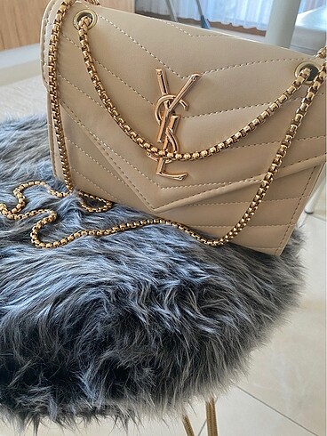 İthal YSL ÇANTA gold detaylı