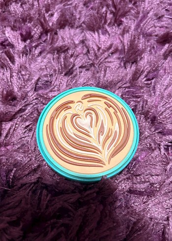 Açık Bej Pudra Kompakt Ayna ile - Görsel 2