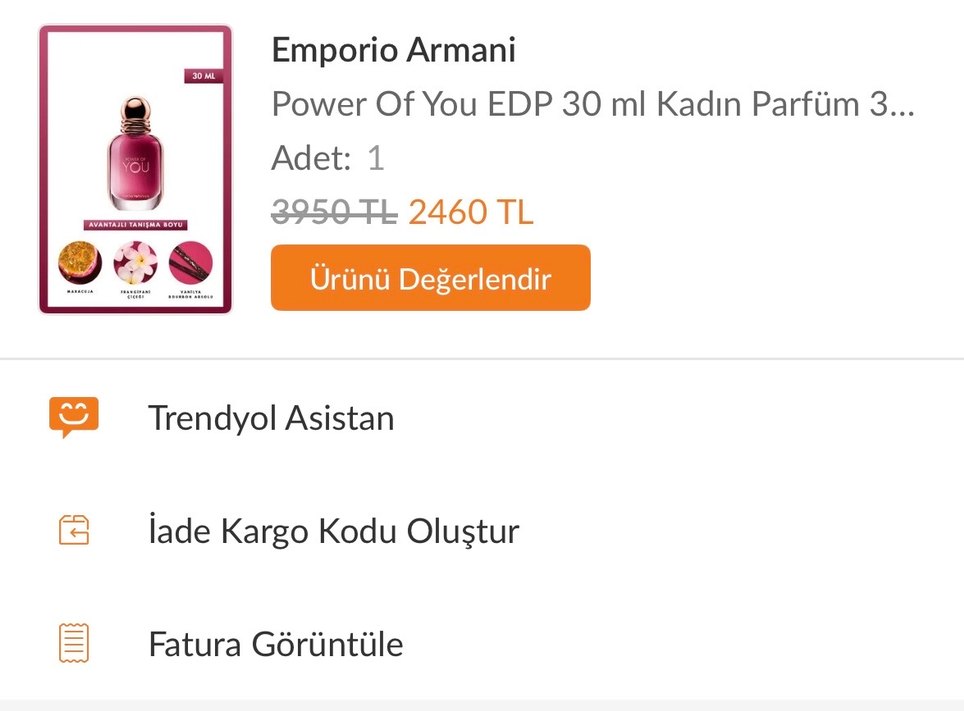 Emporio Armani Power Of You EDP 30 ml Kadın Parfümü - Görsel 2