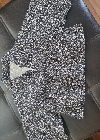 Zara, Crop gömlek, XS, Çiçek desenli