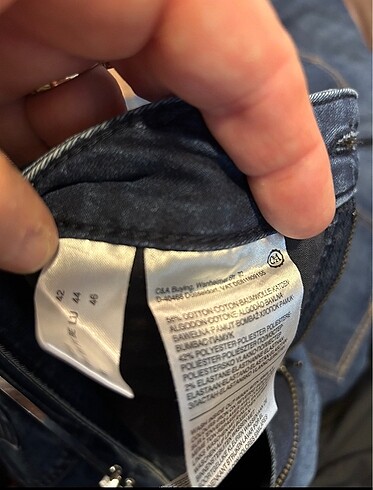 42 Beden lacivert Renk Tchibo kot pantolon