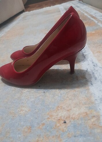 Kırmızı abiye ayakkabı  - Görsel 2