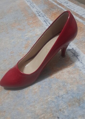 Kırmızı abiye ayakkabı  - Görsel 4