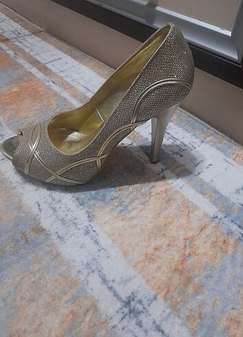 Gold abiye ayakkabı  - Görsel 3