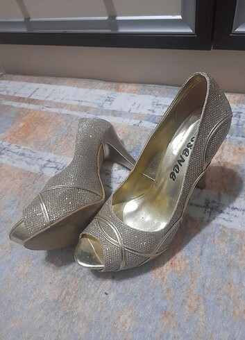 Gold abiye ayakkabı  - Görsel 4