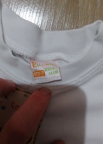 Beyaz Çocuk Tişört - Görsel 2