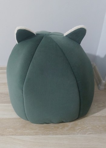 Yeşil Kedi Kulübesi Yumuşak Kumaşlı - Görsel 2