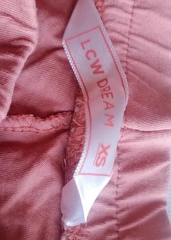 xs Beden turuncu Renk LCW Marka Bayan Pijama Takımı