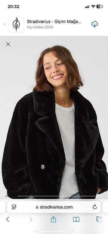 Stradivarius Stradivarius Peluş kürk