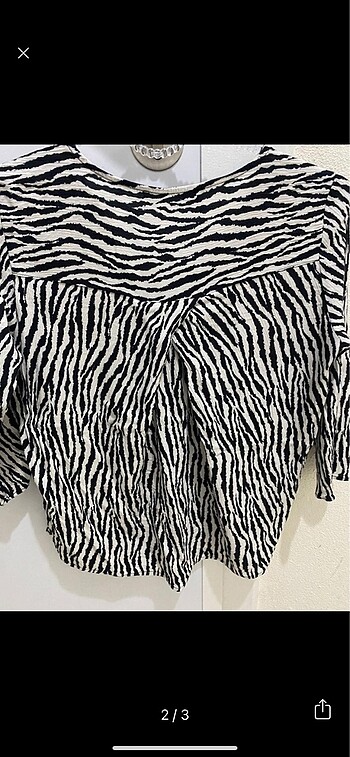 LC Waikiki Zebra desen bluz