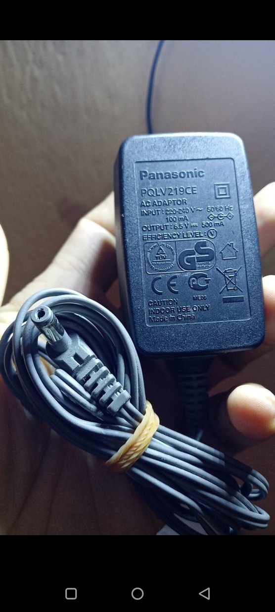 Panasonic 6.5volt 2 adet adaptör - Görsel 2