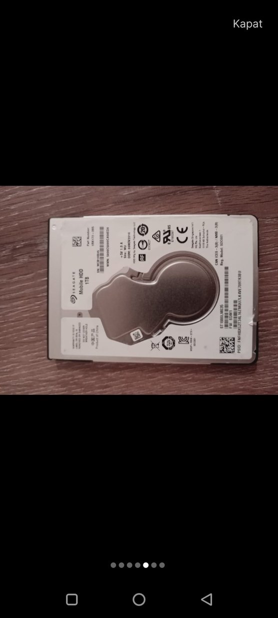 6 adet Seagate 1 TB HARDDİSK HDD 100% sağlıklı iade garantili - Görsel 5