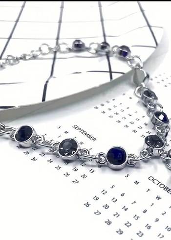 Mavi Boncuklu Kadın Bileklik - Görsel 2