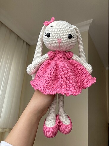 Amigurumi uzun kulak tavşan