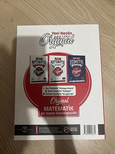  orijinal yayınları tyt mat soru bankası