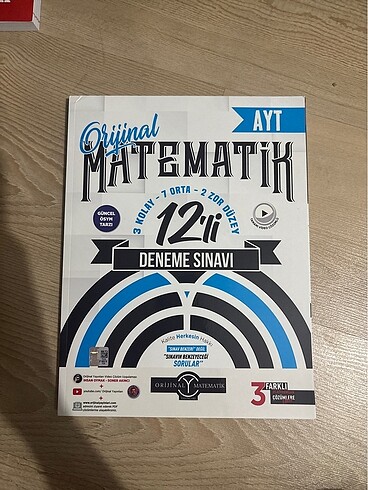 orijinal ayt mat branş deneme sınavı