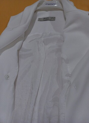 38 Beden beyaz Renk Ceket elbise